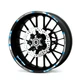 For 2022 Yamaha MT09 MT-09 Motorcycles Wheel Rim Reflective Decal Sticker