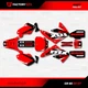 Red & Black Shift Racing Graphics Kit fits Honda Cr85 03-07 CR 85 Decal