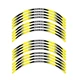 Yellow RUSH1 Wheel Sticker 17 inch Rim For Honda CB500X 15 16 17 18