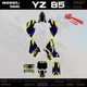 For Yamaha YZ85 2002-2014 YZ 85 GRAPHICS KIT DECALS STICKERS BLine Yellow 