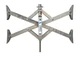 BAL Adnik 28024 X-Tended Fit X-Chock Wheel Chock Wide Track Axle 17" Set of 2