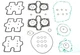 Athena Full Gasket Kit For Honda V65 Magna VF1100C F 1983-1986 P400210850975/1
