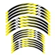 D01B Yellow 21" 18 inch Wheel Rim Tape Decal Sticker For Yamaha Dirt Bike