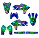 2025 YZ 250 FX ZANY Blue Senge Graphics Kit Compatible with Yamaha