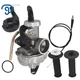 Carburetor W/ Throttle Grip & Cable For Honda CRF80F XL80S XR75 XL70 US