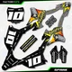 Gray Spark Racing Graphics Kit fits 22-25 Kawasaki KX85 Kx112 Decal Kx 85 112