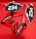 2004 04 Honda CR125R CR125 OEM RIGHT & LEFT RADIATOR COVER COWL PLASTIC