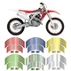 Reflective Outer Tire Rim Stickers Wheels Decal Tape For HONDA CRF 450L/R/RL/X