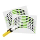 SH17 Green Reflective Wheel Sticker Tape For Kawasaki Ninja 650R 2006-2021