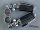 GENUINE HARLEY DAVIDSON SLOTTED HIGHWAY PEGS + 3 PIECE MOUNT KIT CHROME 1 1/4"