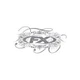 Factory Effex 10-90018 Logo Stickers (5pk) - FX Crest