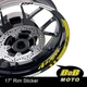 17" White Rim Wheel Decals Stickers AA02 For Kawasaki NINJA 1000 11-19 17 18 19