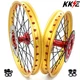 KKE 21/19'' Wheels Rims Fit Honda XR400R 1996-2004 XR600R 1991-2000 Cast Red Hub