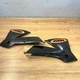 New KTM OEM BLACK RADIATOR SHROUDS / 03-04 SX EXC MXC / 50308150000 50308151000
