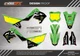 2003 2004 2005 2006 2007 2008 Graphics Kit KAWASAKI KX 125 250 Polisport Restyle