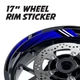 AX2 17'' Rim Wheel Stickers Decal Kit For Yamaha FJ09 MT-09 Tracer 18-20 19