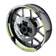 GP07 Inner & Edge Wheel Rim Decals For Kawasaki Z650 17 18 19 20 21 22 23