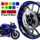 AA01 17 inch Wheel Rim Sticker Checkered For Honda CB500F 19-21 19 20 21