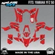 Graphics Kit for Yamaha YFZ 50 YFZ50 ALL YEARS  - 16 MIL PREDATOR-red