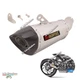 Slip On For Suzuki GSXS1000 GSXS1000F 2015-2020 Exhaust Muffler Pipe Carbon Tips