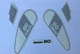 1975 Yamaha Gt 80B enduro fuel tank  and oil tandecals SET, OEM SPECS, NOS STYLE