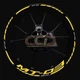 For Yamaha MT-03 MT03 17 in Wheel Hub Rim Decorative Decal Reflective StickerNEW