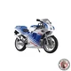 NEW Honda NSR250R &rsquo;88 Terra Blue Ross White 1:12 Scale Diecast Bike