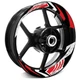 Red Inner Decal Wheel Rim Stickers S16W For Yamaha MT09 18 19 20 21