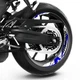 17 inch Vinyl Wheel Rim Stickers S27W For Suzuki SV1000 S 03 00 05 00 07