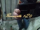 Bonneville 120 script top gas tank side panel sticker 1960-64 Triumph T120 each