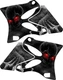 Yamaha YZ250 YZ125 Skull Shroud Graphics Kit  02-12  YZ 125 250 decals stickers