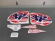 HONDA XR 650L XR650L FUEL TANK GRAPHICS DECALS STICKERS MOTORSPORTS MATERIAL
