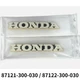 Genuine HONDA CB750 CB550 CB500 Fuel Tank Emblem HONDA Right & Left Set OEM