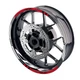 Red AA02 17 INCH RIM DECALS STICKER KIT For Honda CBR650R 19 20
