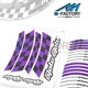 Racing 17 Inch Purple Rim Stickers AA01 For Suzuki Bandit 1200 GSF1200 97-00 99