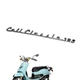 OEM Lance Cali Classic 125 Decal Emblem, Chrome Body Panel Stick On. SYM Scooter