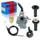Fits 2004-2009 Honda CRF50F Dirt Bike: Carburetor, Twist Handle & Throttle Cable
