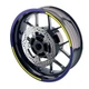 For Yamaha YZF-R1M 15-24 23 22 21 20 Edge Rim Stickers 17 inch Y01B Blue Yellow