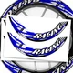 17'' Wheel Stickers For Yamaha FJR1300 FZ6R XSR 700 900 FZ10 FZ09 FZ8