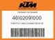 KTM Genuine Throttle Cable Domino 65 Sx 02 - 46102091000