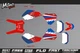 Graphics Kit for Honda XR 250 400 R 1996-1999 2000 2001 2002 2003 2004 Decals