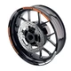 Orange STRIPE4 Wheel Sticker 17 inch Rim For Yamaha FZ10 MT-10 18 19 20 21