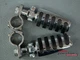 GENUINE HARLEY DAVIDSON AIRFOIL HIGHWAY PEGS + 3 PIECE MOUNT KIT CHROME 1 1/4"