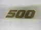 1989 KAWASAKI EX500R EX 500 NINJA MARK STICKER EMLBEM DECAL OEM