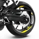 Yellow Inner Decal Wheel Rim Stickers S13W For Yamaha YZF-R1M 15 10 17 18 19 20