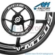 Rim Wheel Decal Stickers Stripe 17'' For Yamaha MT09 2018-2020