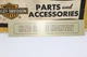 Harley FLH Shovelhead "King Of The Highway" Aluminum Decal GOLD Saddlebag NOS