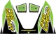 Pro Circuit Ti-6 Exhaust Decals Green DC22TI6-GRN
