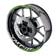 Green 17 inch Vinyl Wheel Sticker Decal GP02 For Yamaha MT10 18-21 20 19