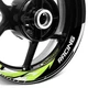 For Yamaha MT07 18-24 23 22 21 20 Wheel Inner Rim Stickers 17 inch S10B Green
